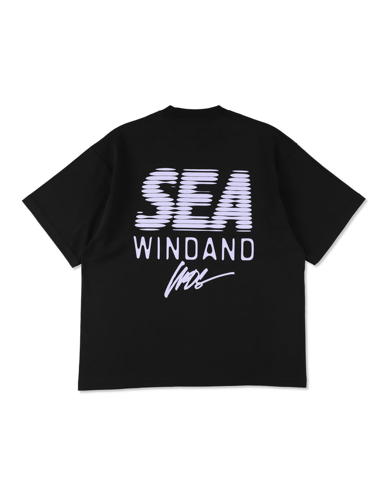 LINE HALFTONE SEA S/S TEE