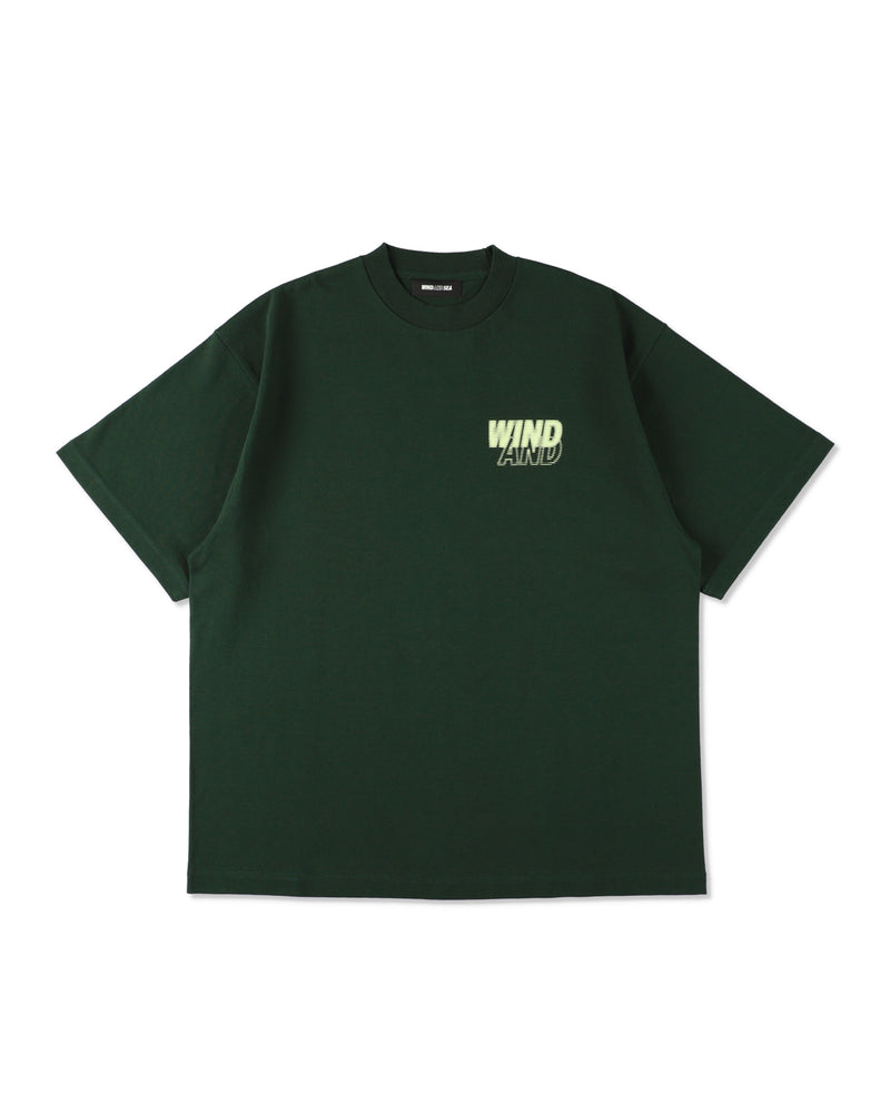 LINE HALFTONE SEA S/S TEE