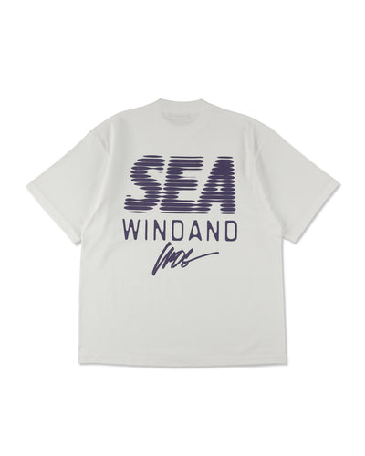 LINE HALFTONE SEA S/S TEE