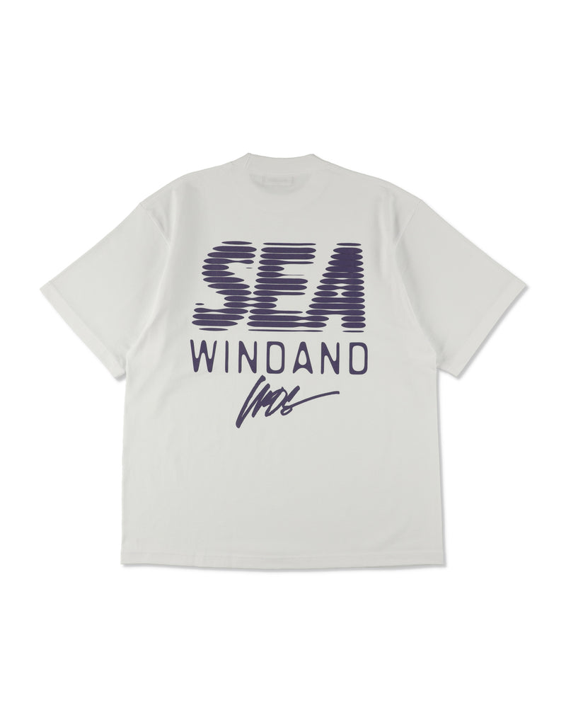 LINE HALFTONE SEA S/S TEE