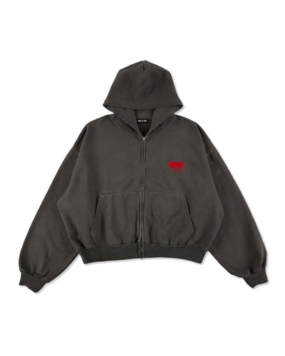 Bandana Patchworked SEA Zip Up Sweatshirt