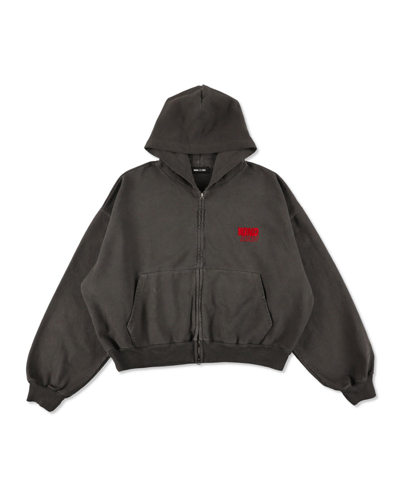 Bandana Patchworked SEA Zip Up Sweatshirt