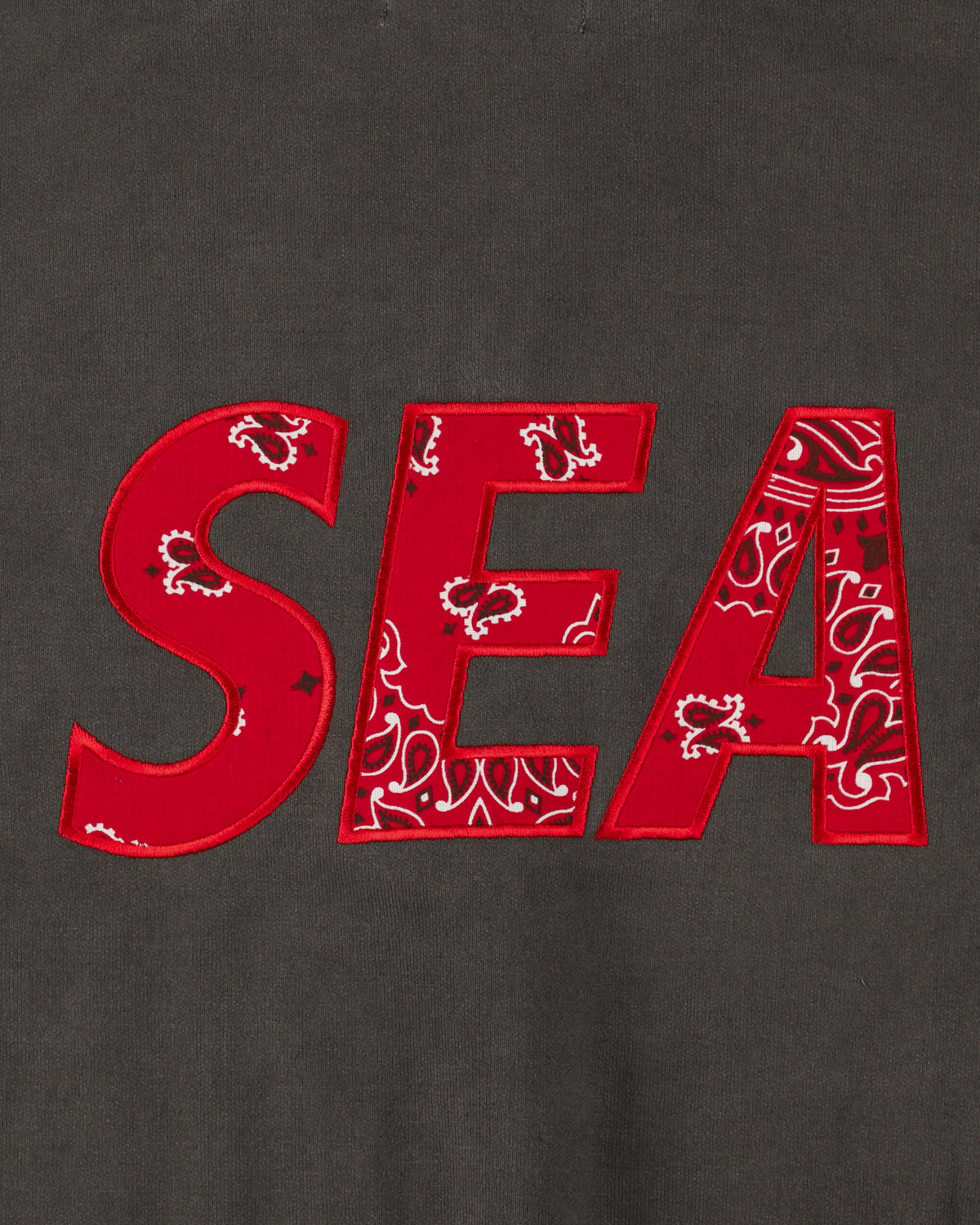 Bandana Patchworked SEA Zip Up Sweatshirt