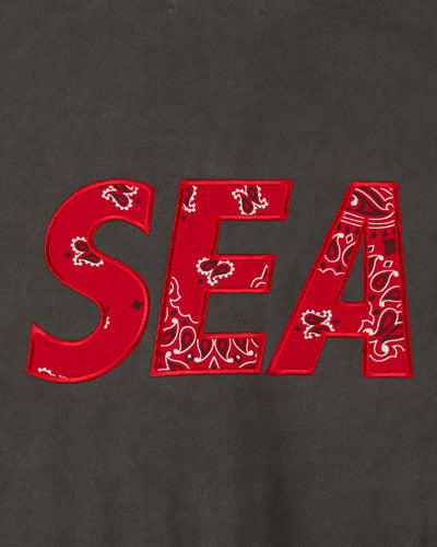 Bandana Patchworked SEA Zip Up Sweatshirt