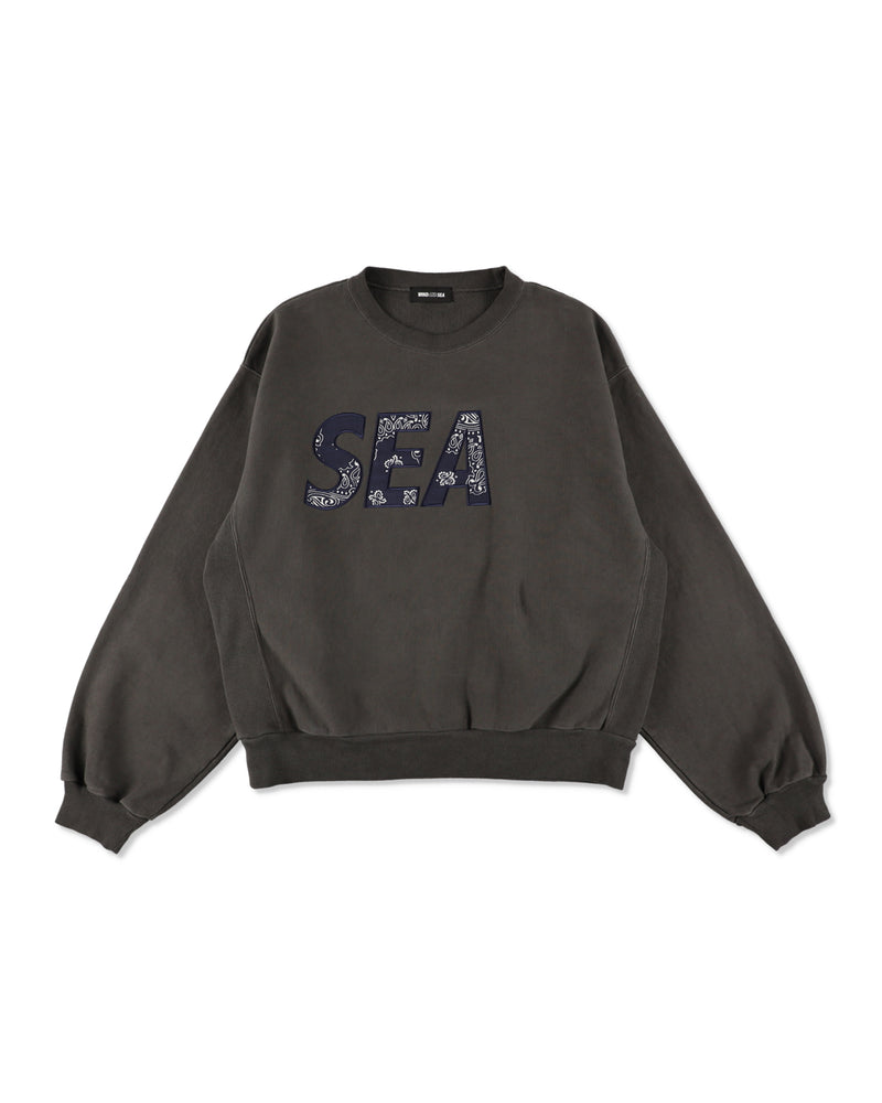 Bandana Patchworked SEA Crewneck Sweatshirt