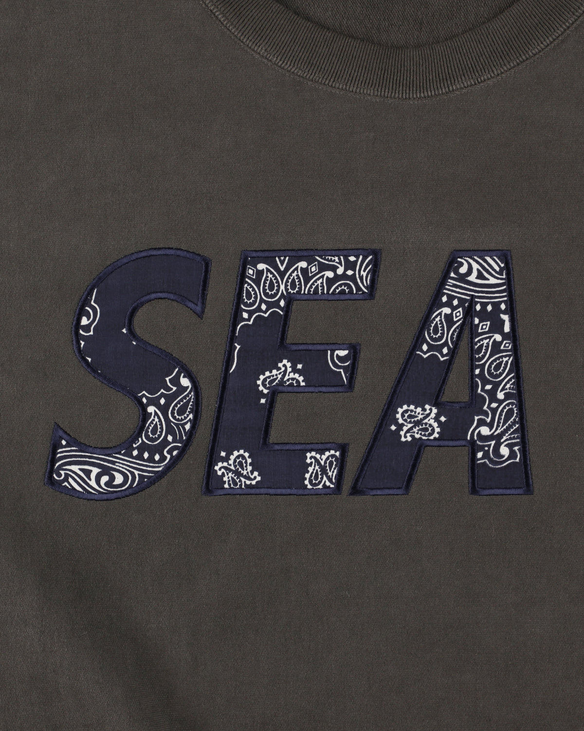 Bandana Patchworked SEA Crewneck Sweatshirt
