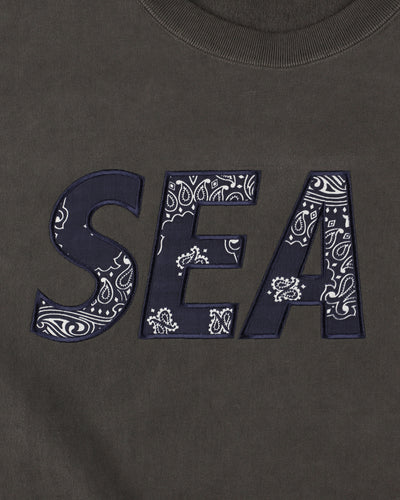 Bandana Patchworked SEA Crewneck Sweatshirt