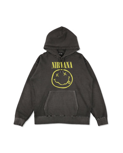 NIRVANA SMILEY HOODED SWEATSHIRT