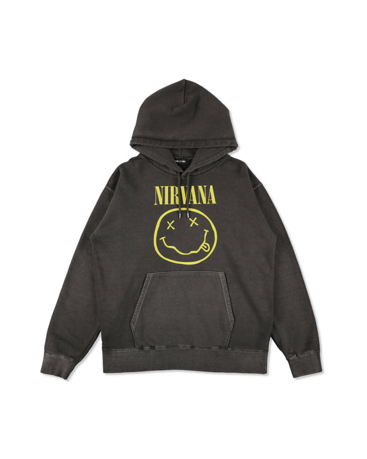 NIRVANA SMILEY HOODED SWEATSHIRT