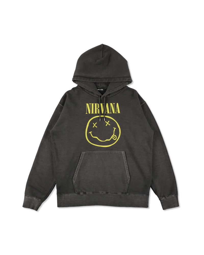 NIRVANA SMILEY HOODED SWEATSHIRT