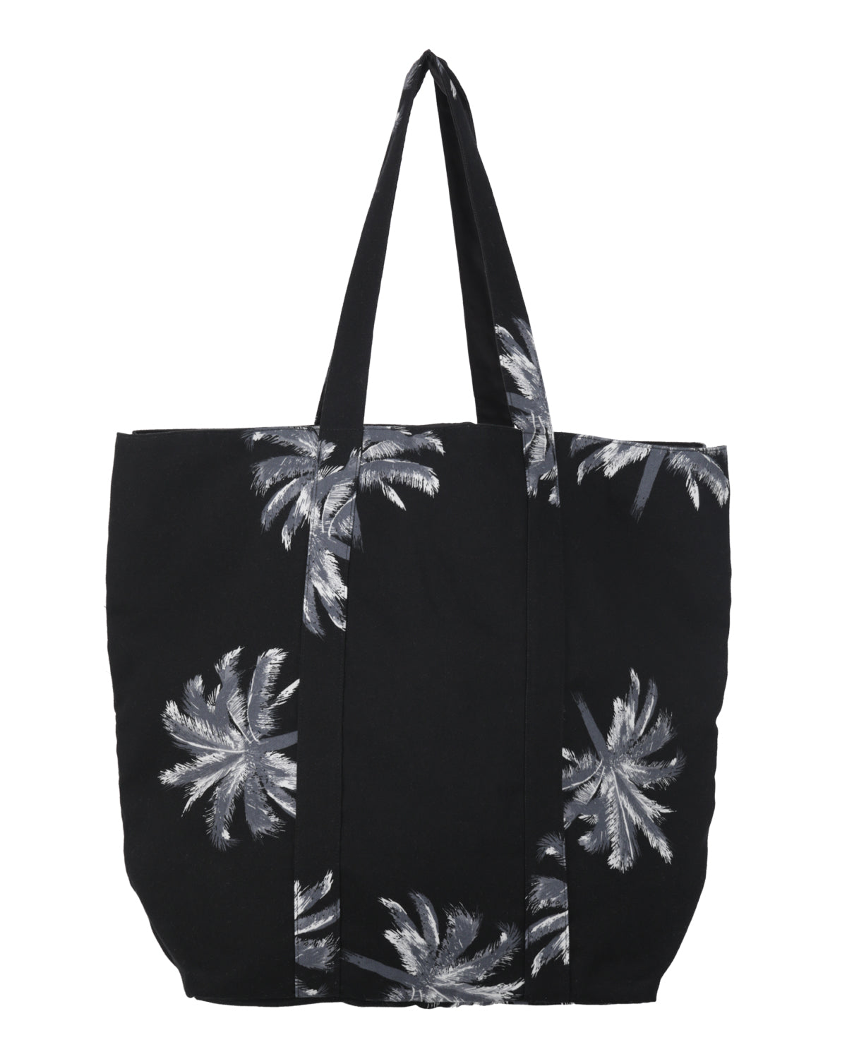 PALM TREE FLANNEL TOTE BAG
