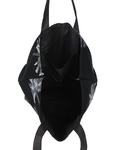 PALM TREE FLANNEL TOTE BAG