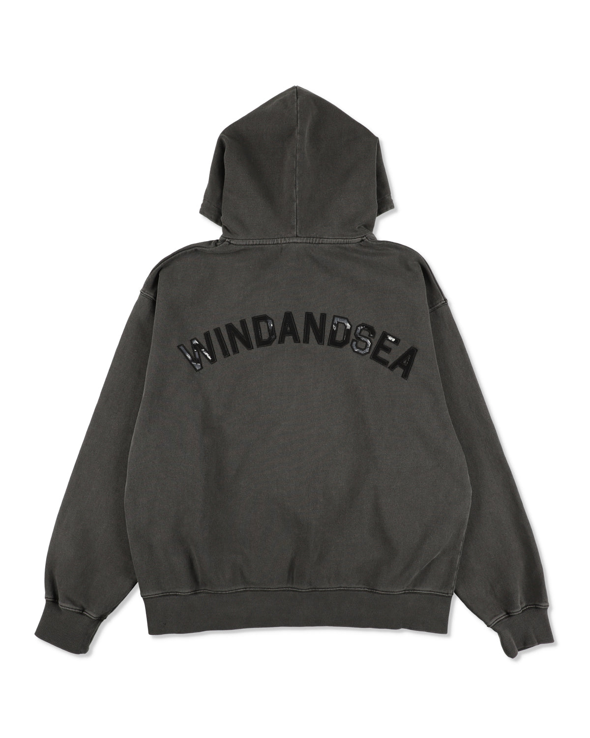 PALM TREE PACHWORK HOODED SWEAT SHIRT