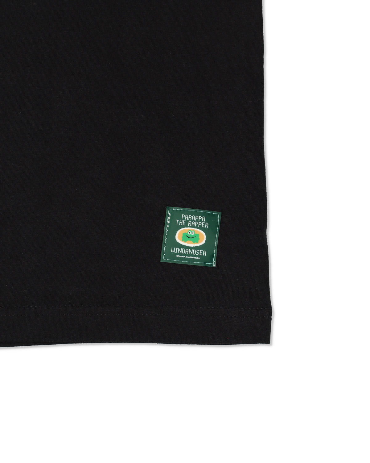 PARAPPA ブラック TEE L/S WDS x PARAPPA x SEA AND WIND – TEE L/S WDS トップス