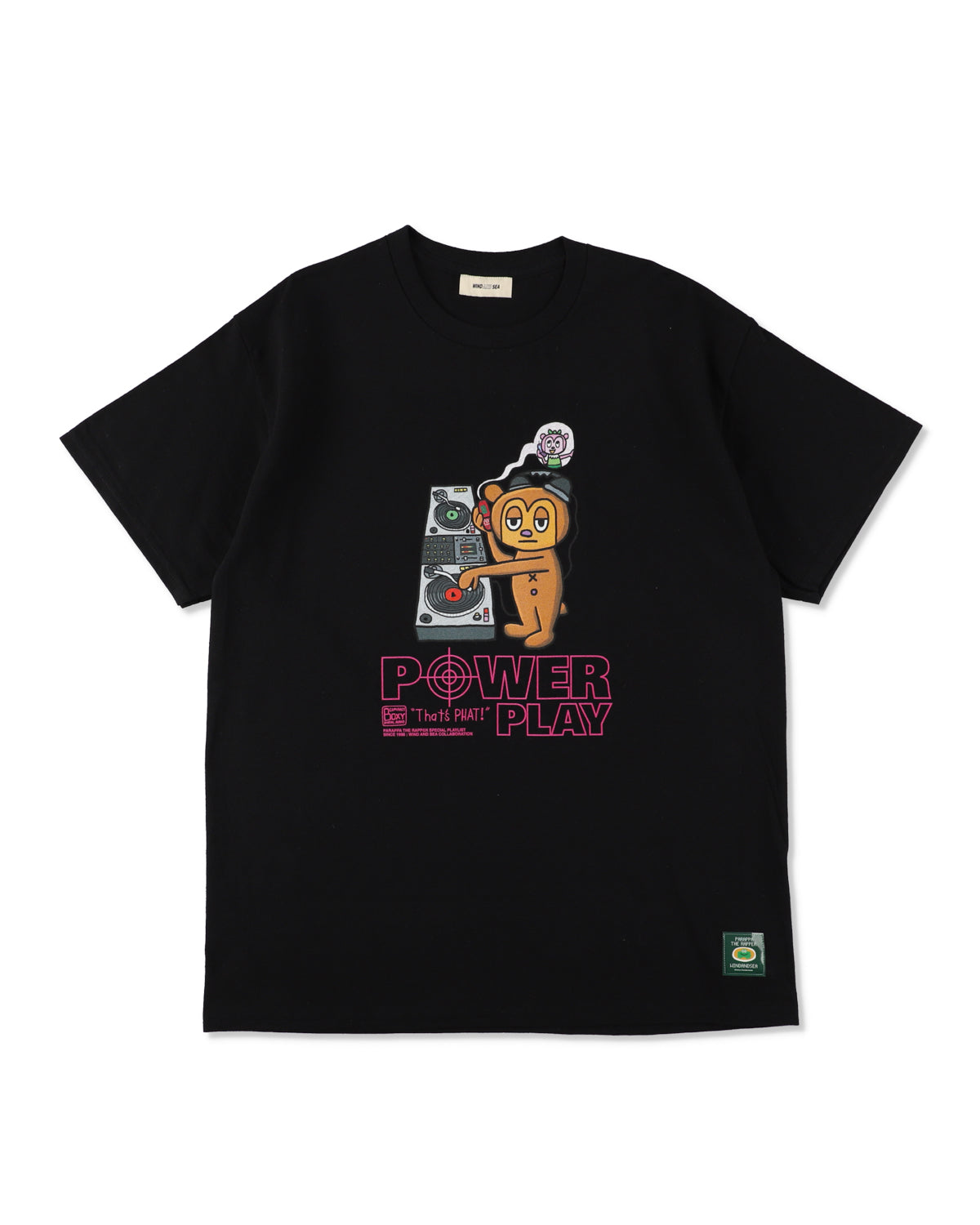 PARAPPA x WDS L/S TEE ブラック PARAPPA x WDS PJ BERRI TEE – WIND AND SEA