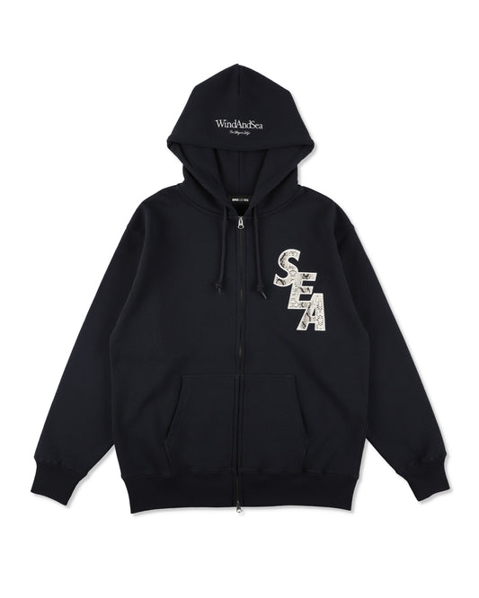 PYTHON SEA ZIP UP SWEATSHIRT