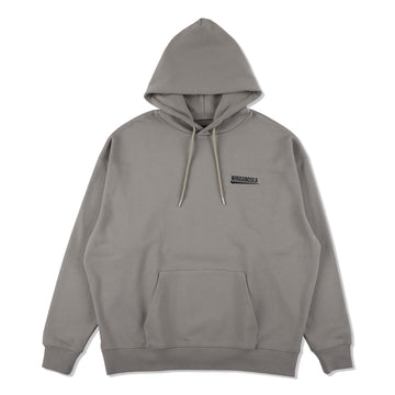 FISHNET RECYCLED NYLON POCKET HOODIE / SAND_GRAY