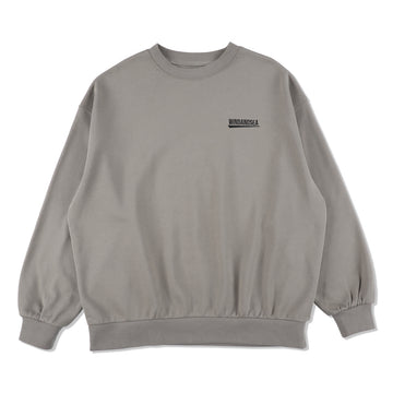 FISHNET RECYCLED NYLON CREW NECK / SAND_GRAY