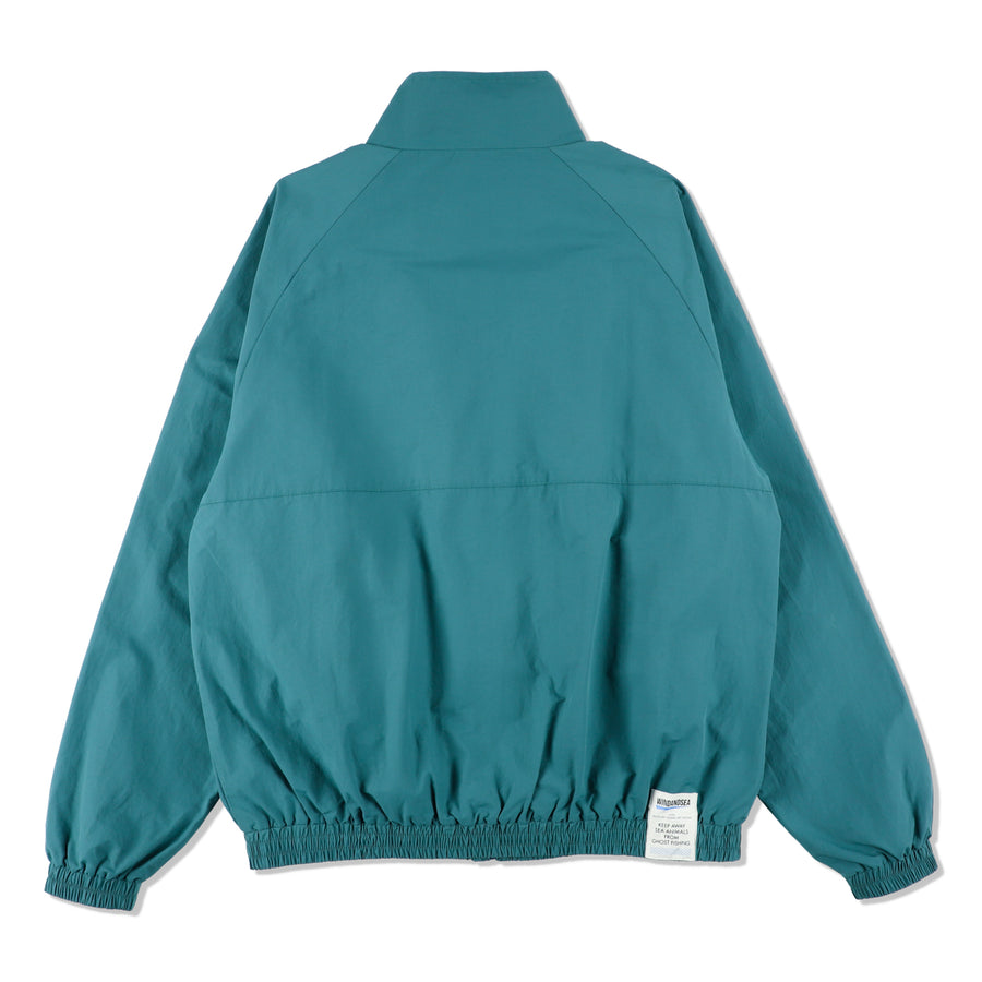 FISHNET RECYCLED NYLON TRACK JACKET / SEA_FOAM