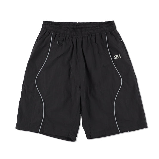 Reflective Piping Baggy Track Short