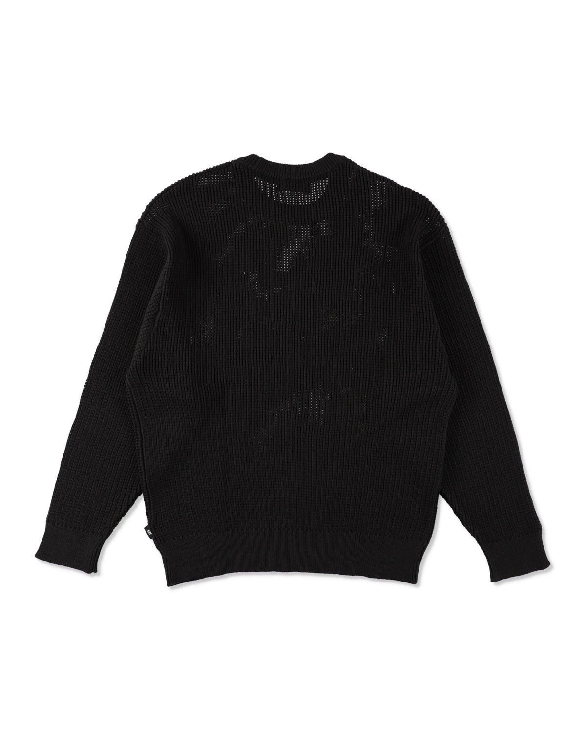 Mesh logo knit