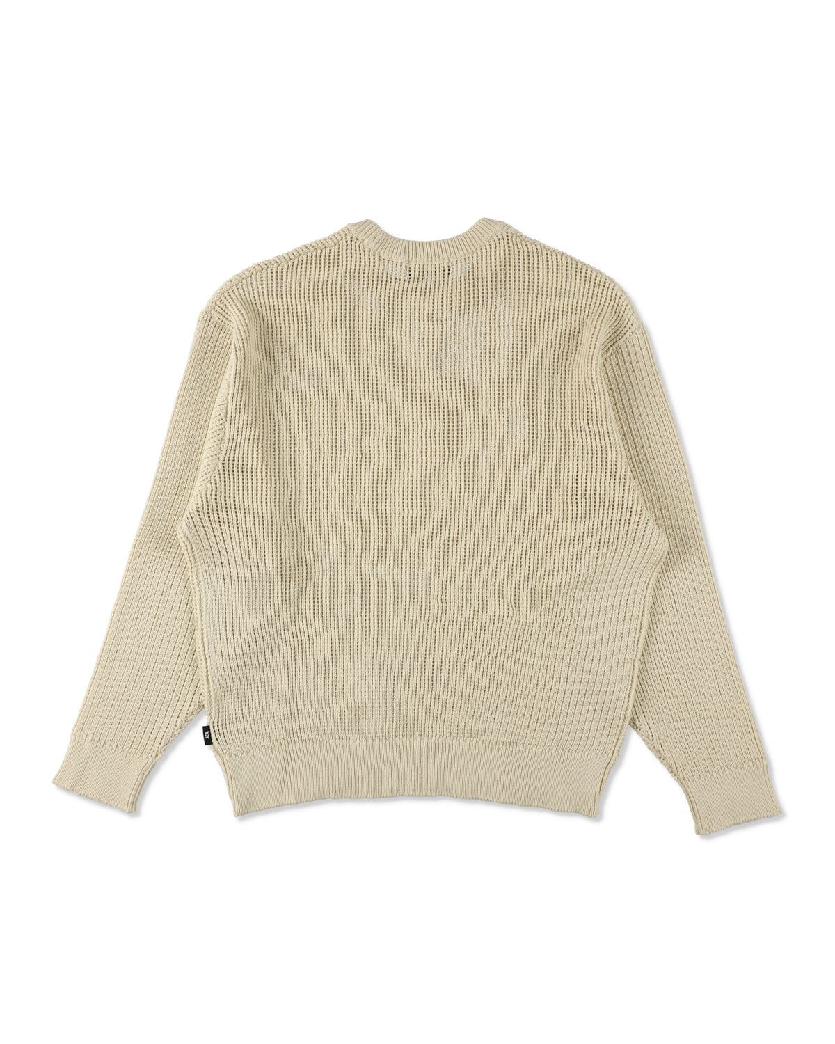 Mesh logo knit