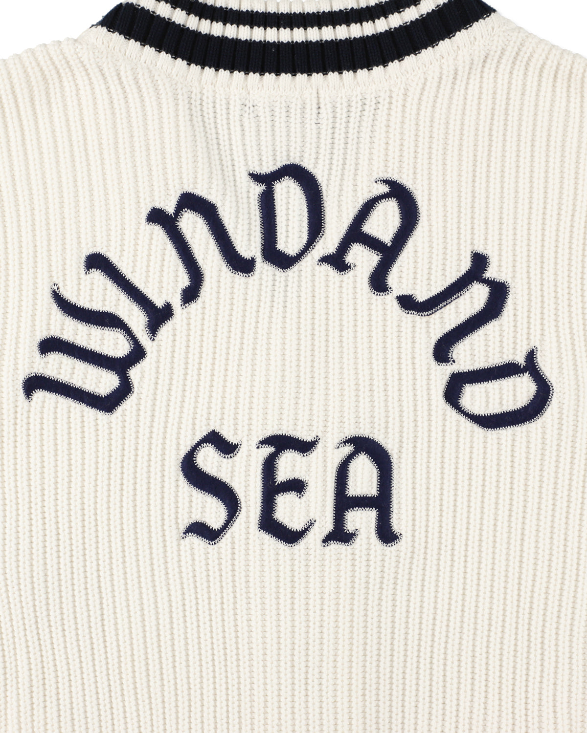 Patch tilden knit cardigan