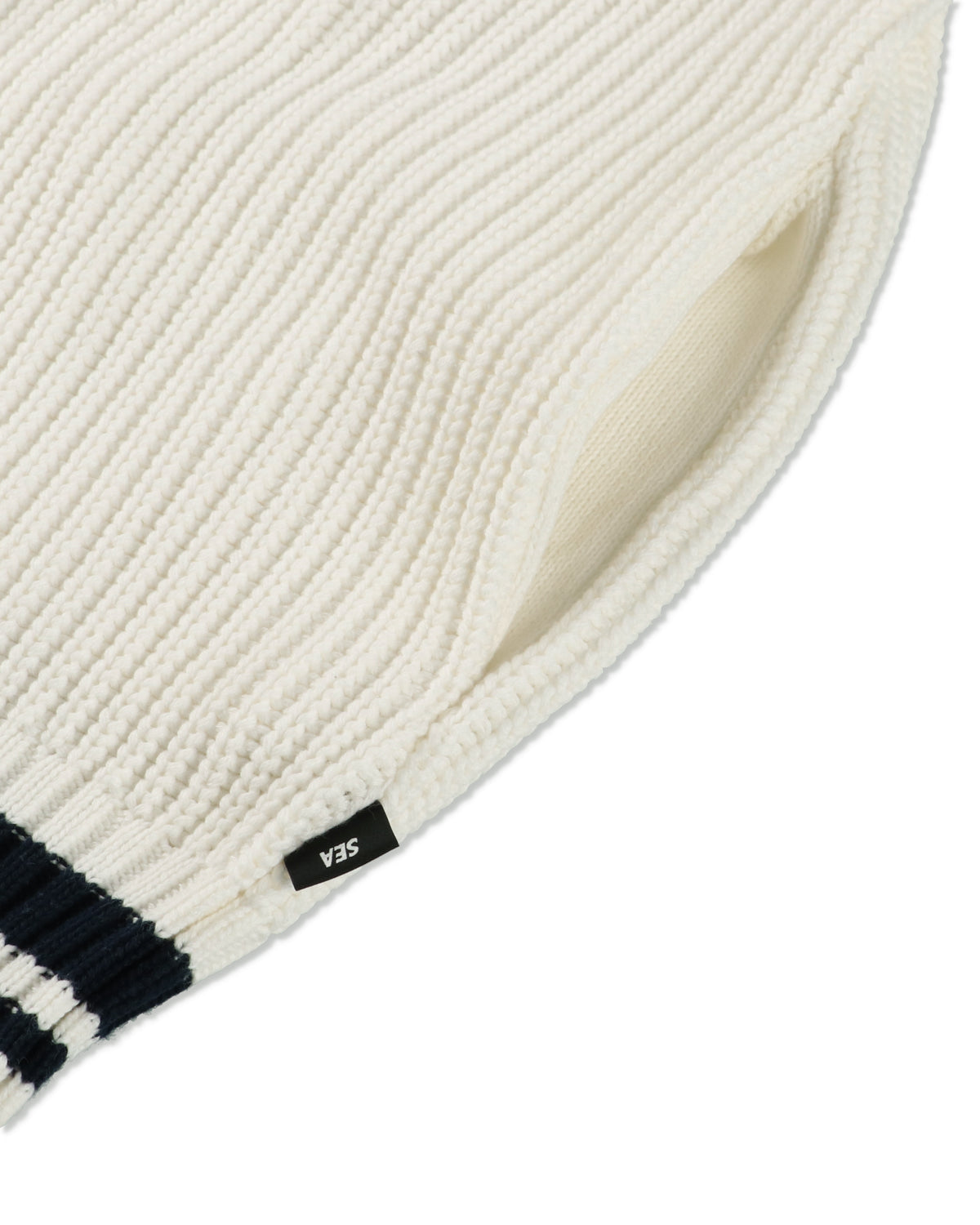 Patch tilden knit cardigan