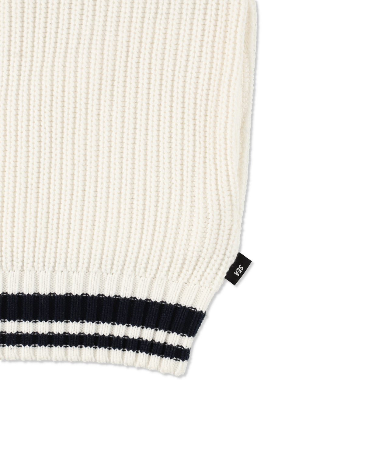 Patch tilden knit cardigan