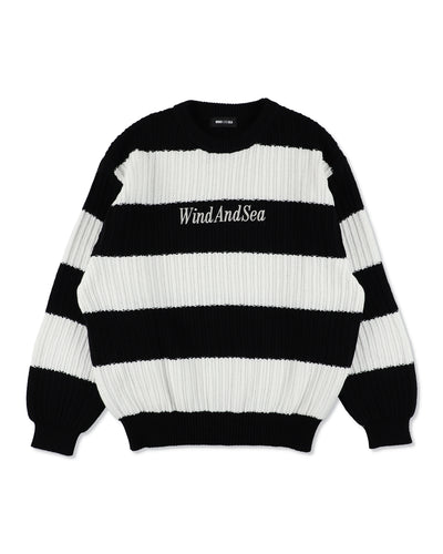 Cotton volume knit sweater