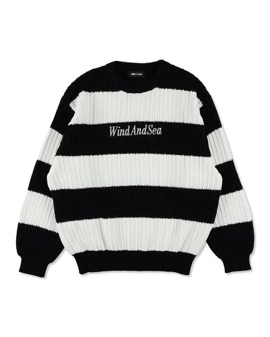 Cotton volume knit sweater
