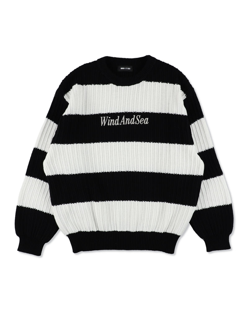 Cotton volume knit sweater