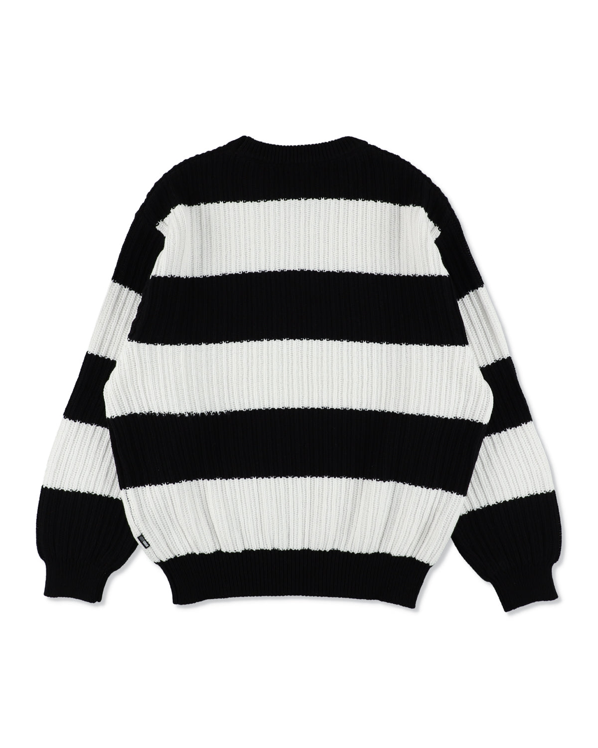 Cotton volume knit sweater