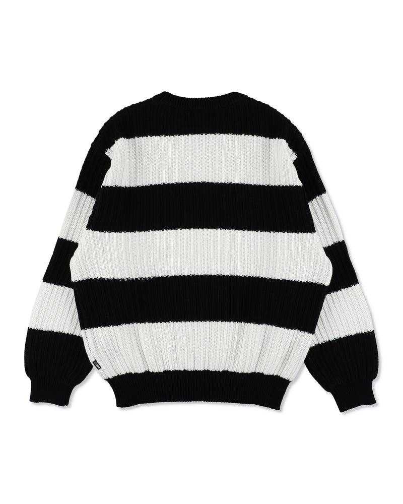 Cotton volume knit sweater