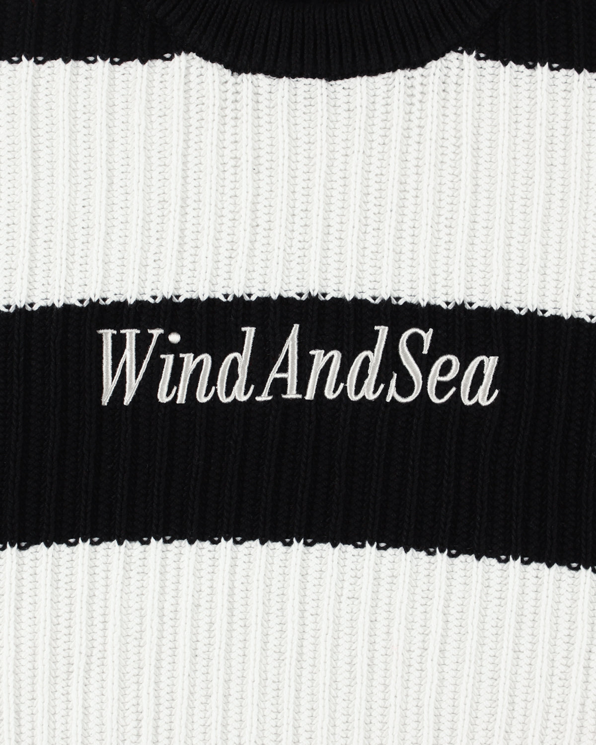 Cotton volume knit sweater – WIND AND SEA