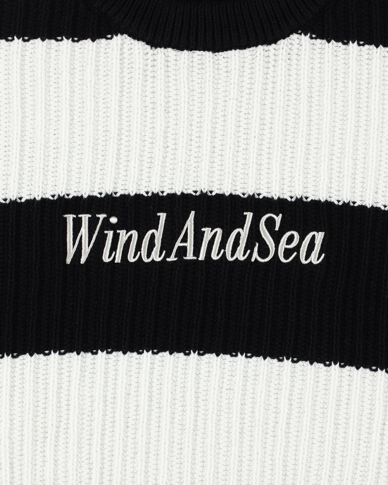 Cotton volume knit sweater