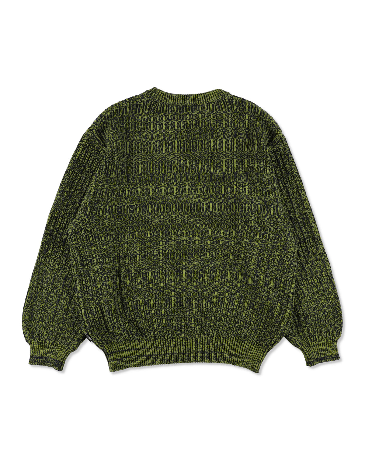 Cotton volume knit sweater