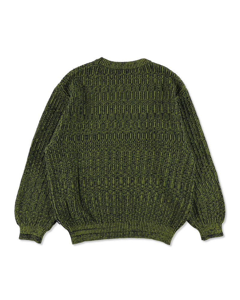 Cotton volume knit sweater