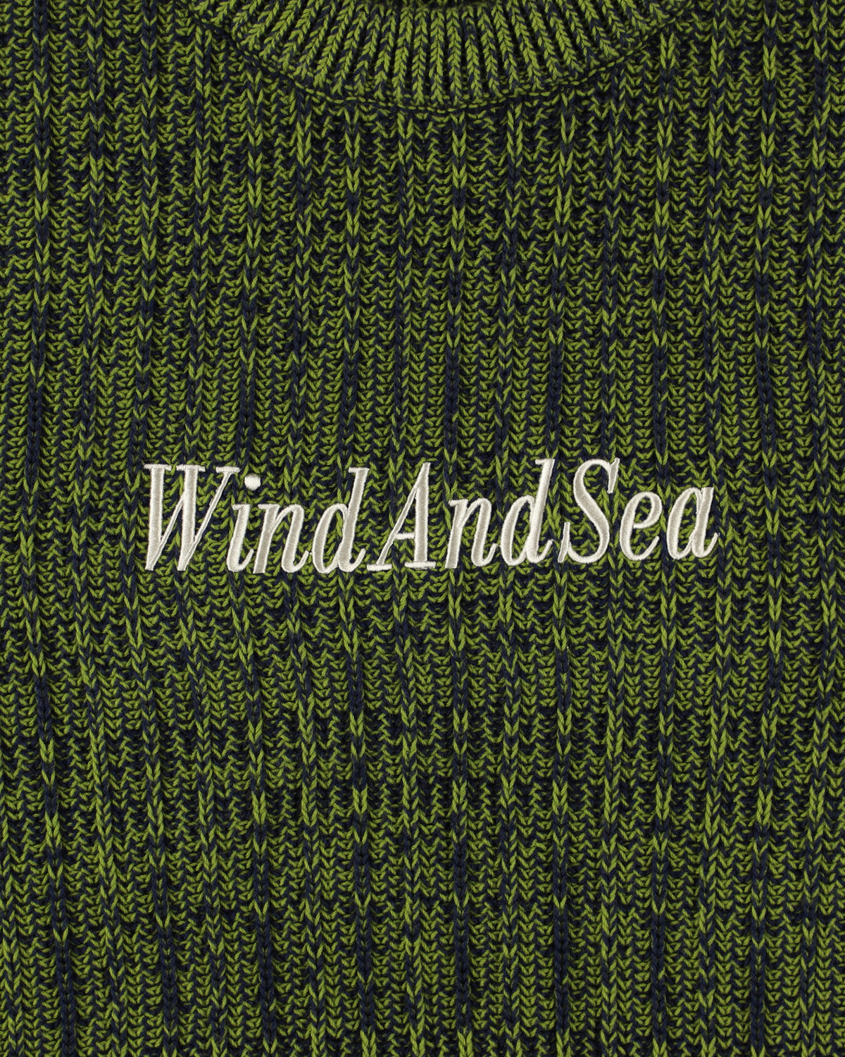 Cotton volume knit sweater – WIND AND SEA