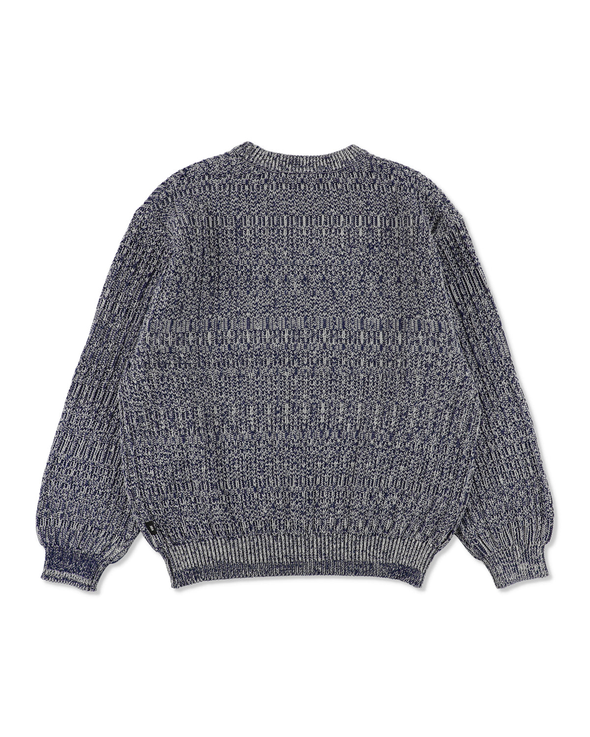 Cotton volume knit sweater