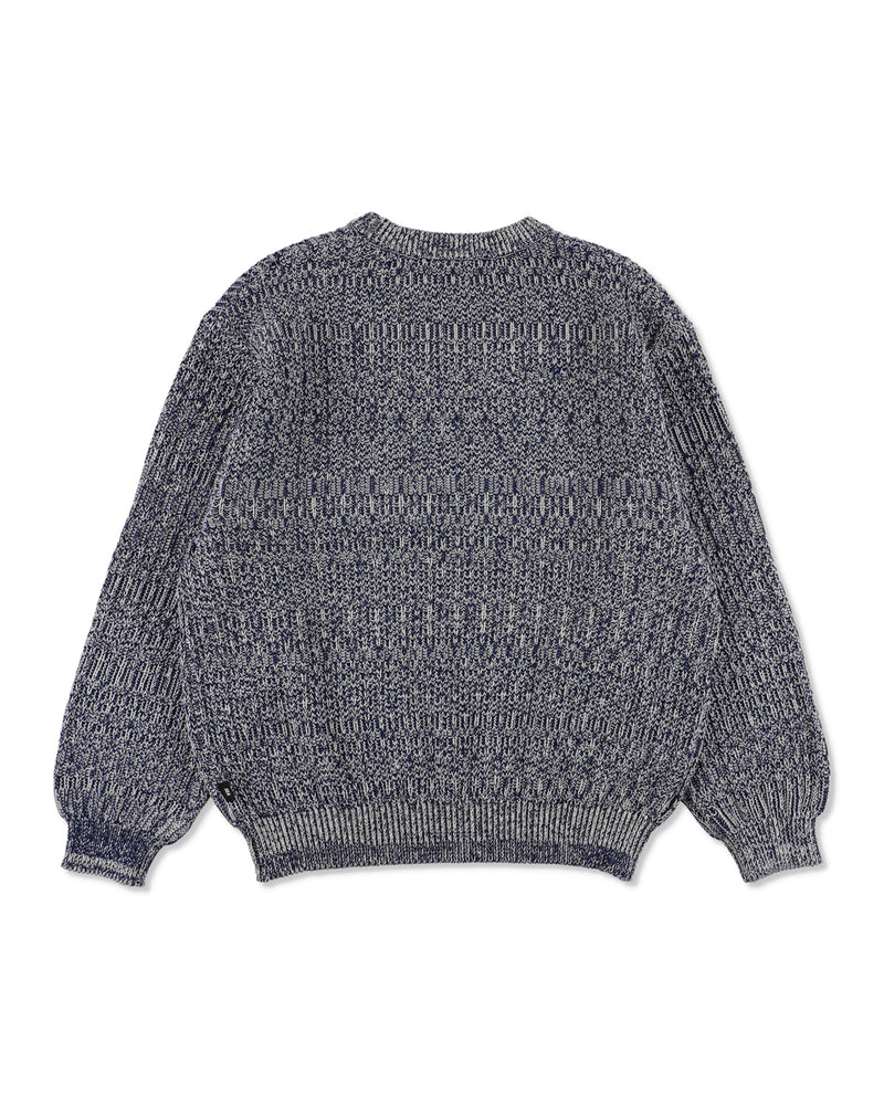Cotton volume knit sweater