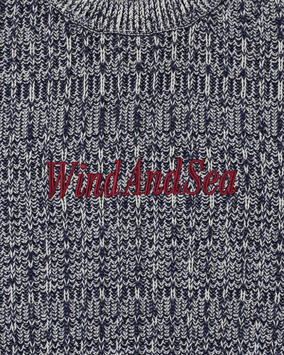 Cotton volume knit sweater