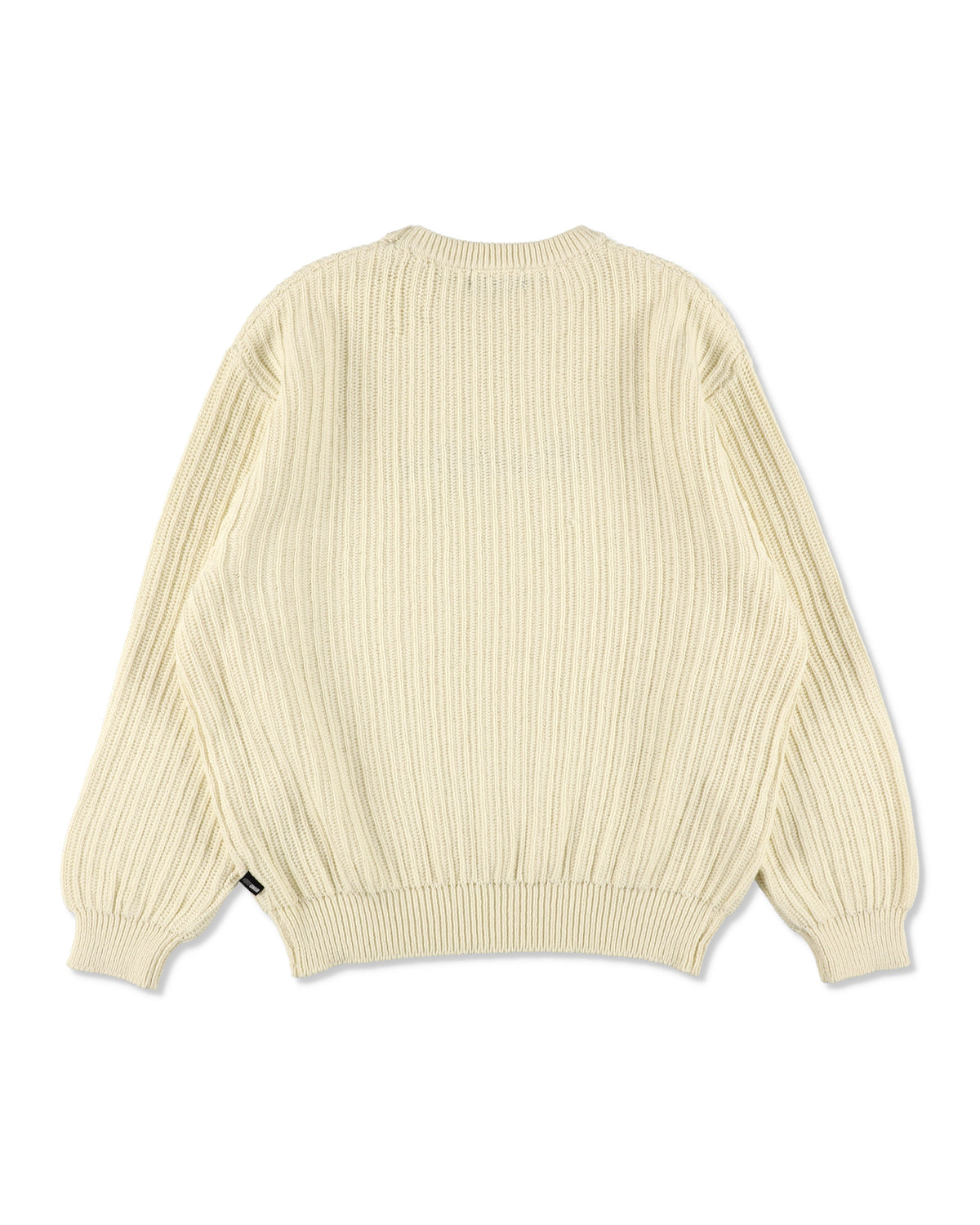 Cotton volume knit sweater
