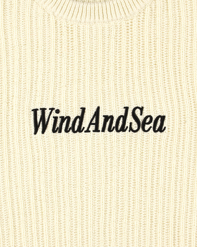 Cotton volume knit sweater