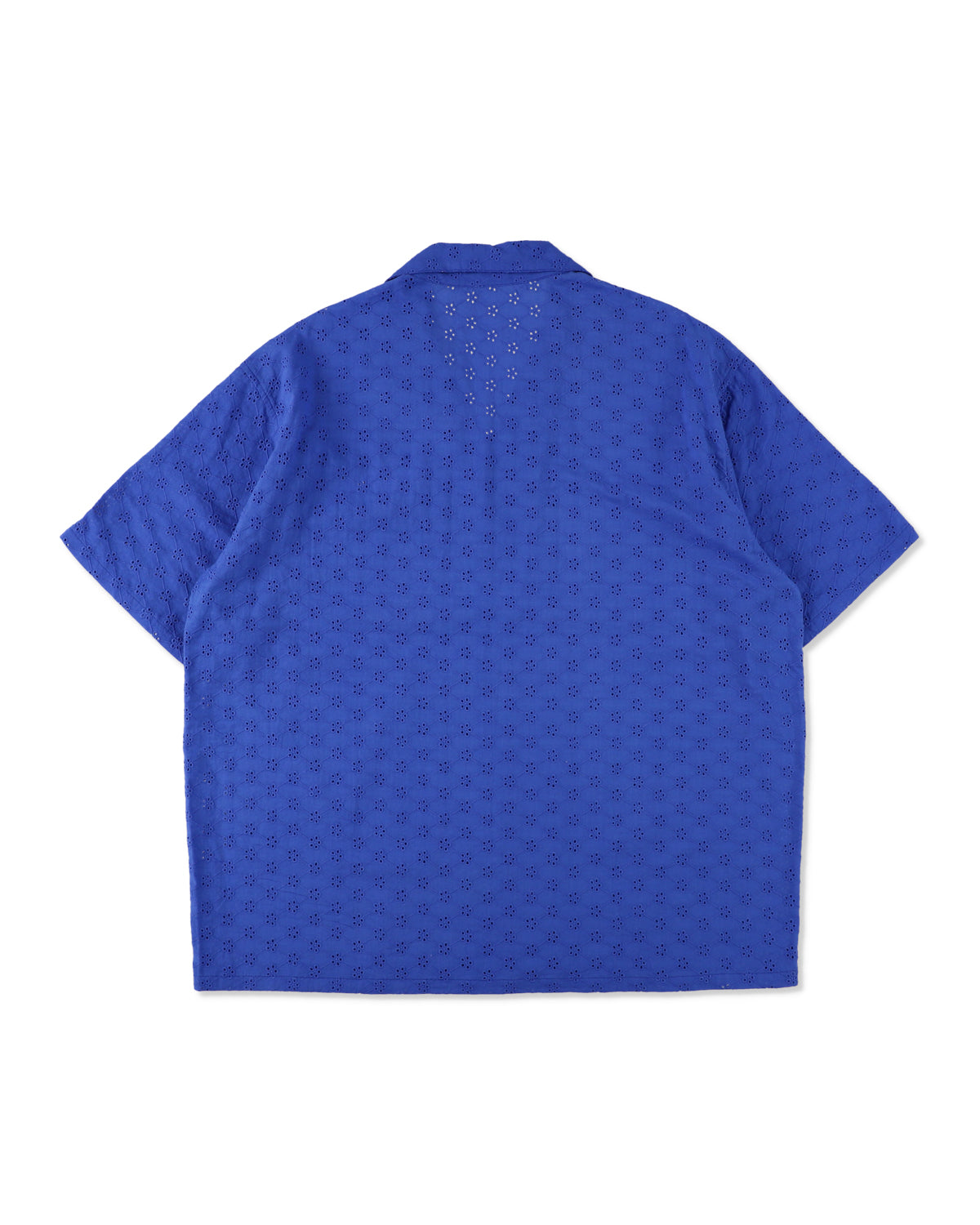 Cotton lace S/S shirt