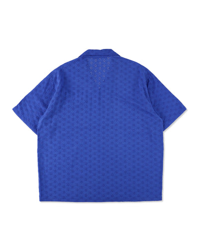 Cotton lace S/S shirt