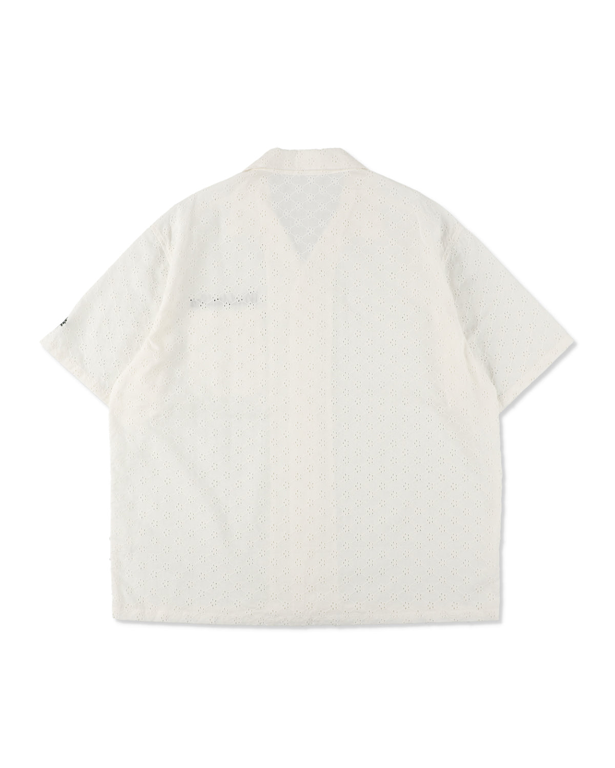 Cotton lace S/S shirt