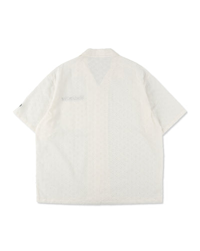 Cotton lace S/S shirt
