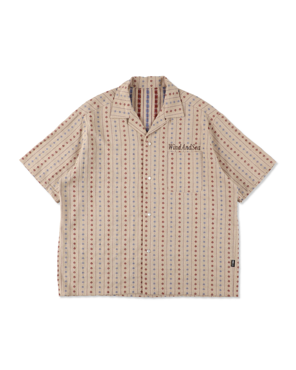 Flower pattern S/S shirt