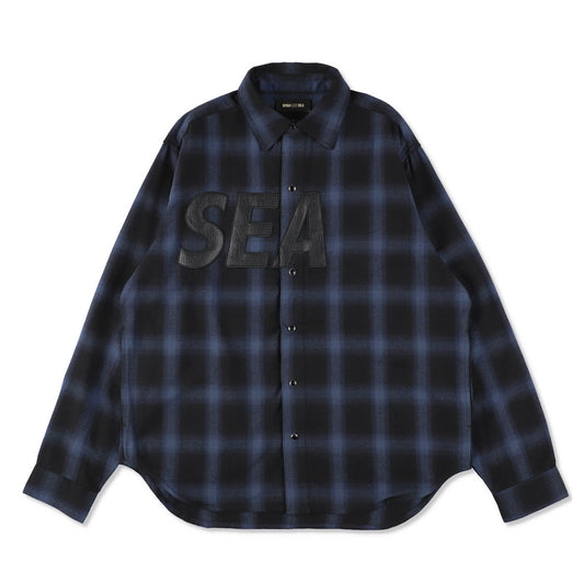 SEA Ombre Plaid Nel Shirt